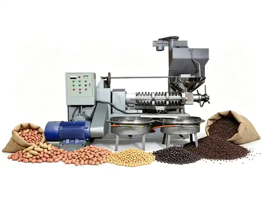 What kinds of the seed can work with the screw model oil press machine?